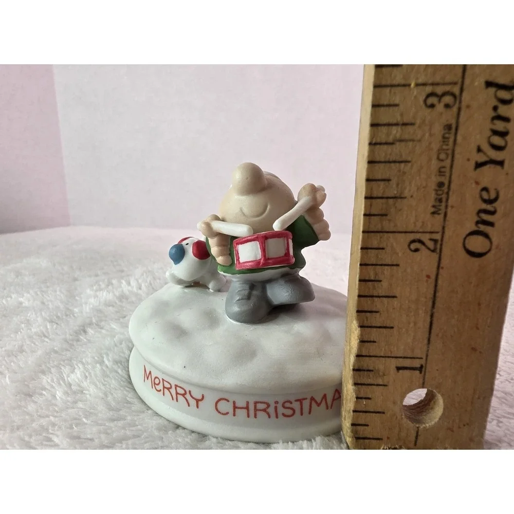 Ziggy & Fuzzy Merry‎ Christmas Drummer Boy porcelain figurine